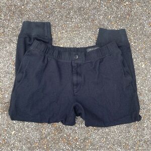 rag & bone Men's Black Knit Joggers Japanese Knit Wool